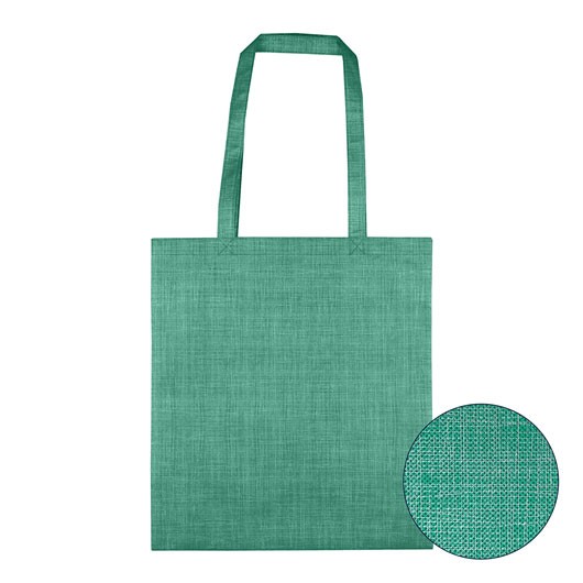 Green Patterned Tote Bag